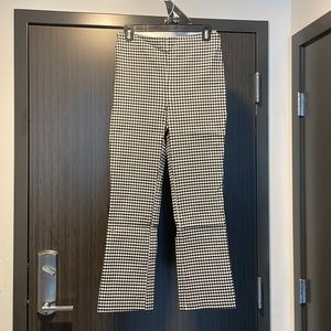 Rachel Zoe Black and White Checkered Pants